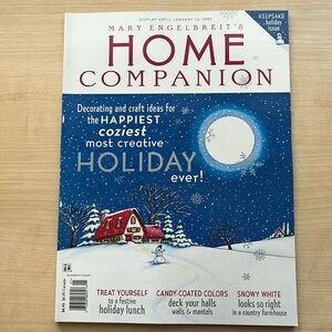 Mary Engelbreit Home Companion Magazine & Ann Estelle Paper Doll Dec 01/Jan 02